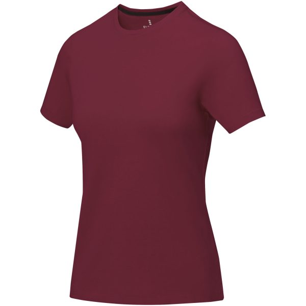 Damski t-shirt Nanaimo z krótkim rękawem P070126C bordo