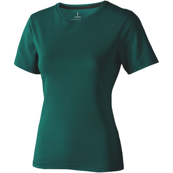 Damski t-shirt Nanaimo z krótkim rękawem P070126C leśny zielony