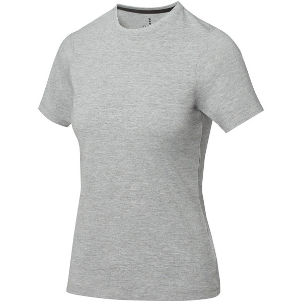 Damski t-shirt Nanaimo z krótkim rękawem P070126C szary melanż