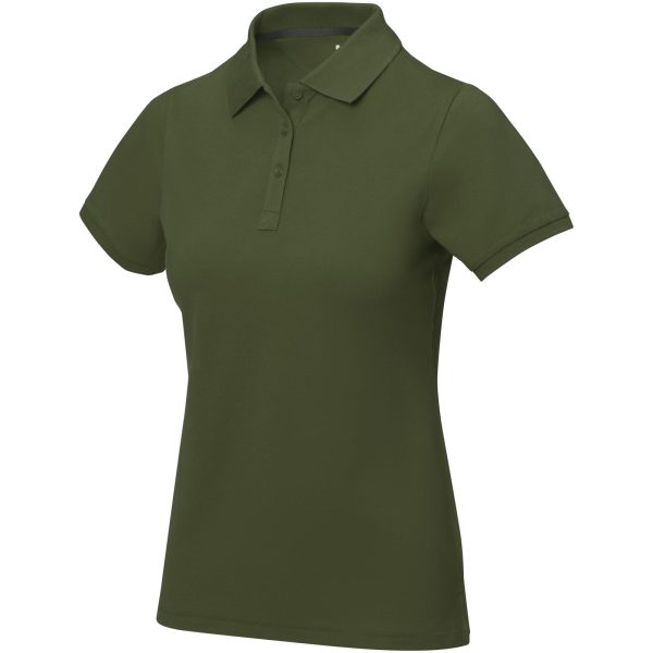 Damskie polo Calgary z krótkim rękawem P070949C zieleń wojskowa