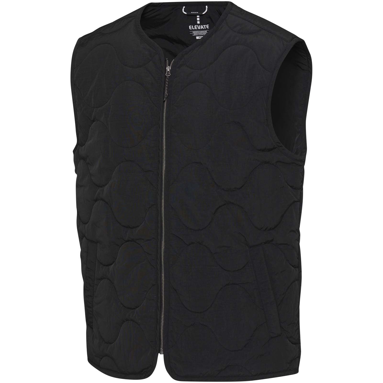 Quartz pikowany bezrękawnik typu unisex z recyklingu z certyfikatem GRS P123068C PFC-39477-W