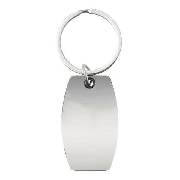 Breloczek do kluczy MIRROR P132287I czarny / srebrny