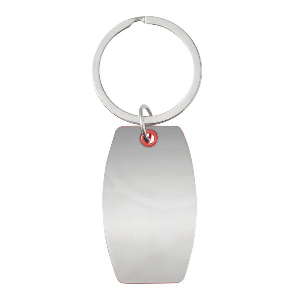 Breloczek do kluczy MIRROR P132287I czerwony / srebrny
