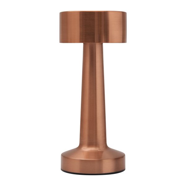 Lampa stołowa MUSHROOM ze stali nierdzewnej P132321I miedź