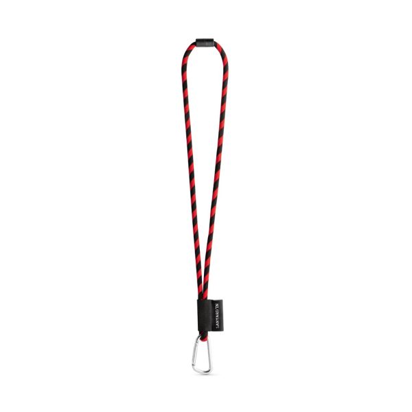 75089. Lanyard Tube Long Set II. Modele standardowe P040881S czarny / czerwony