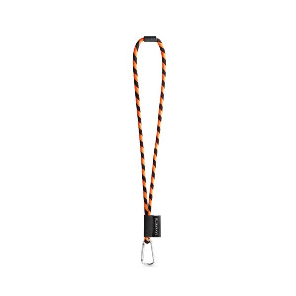 75089. Lanyard Tube Long Set II. Modele standardowe P040881S czarny / pomarańczowy