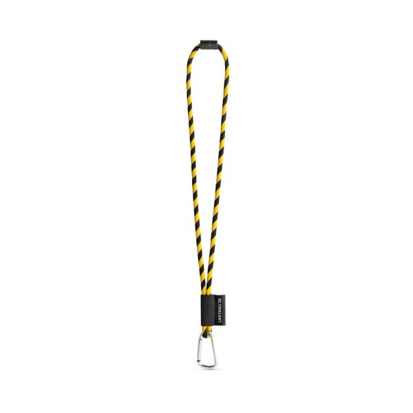 75089. Lanyard Tube Long Set II. Modele standardowe P040881S czarny / żółty