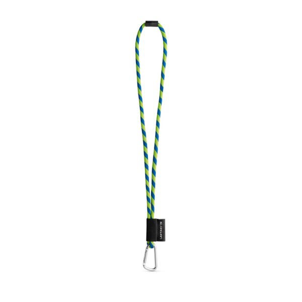75089. Lanyard Tube Long Set II. Modele standardowe P040881S fluorescencyjny żółty / szafirowy