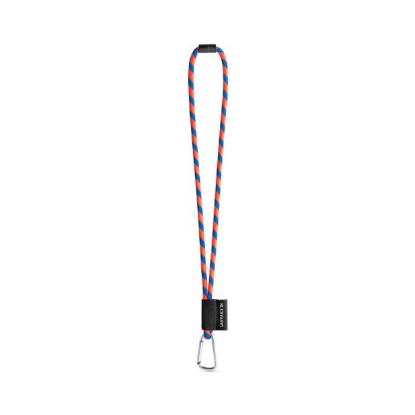 75089. Lanyard Tube Long Set II. Modele standardowe P040881S pomarańczowy chrom / szafirowy