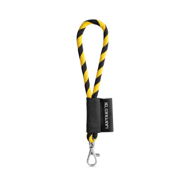 75090. Lanyard Tube Short Set. Modele standardowe P040921S czarny / żółty