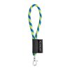 75090. Lanyard Tube Short Set. Modele standardowe P040921S fluorescencyjny żółty / szafirowy