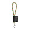 75090. Lanyard Tube Short Set. Modele standardowe P040921S fluorescencyjny zielony / pomarańczowy