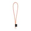 75093. Lanyard Tube Long Set I. Modele standardowe P040983S fluorescencyjny żółty / opalizujący różowy