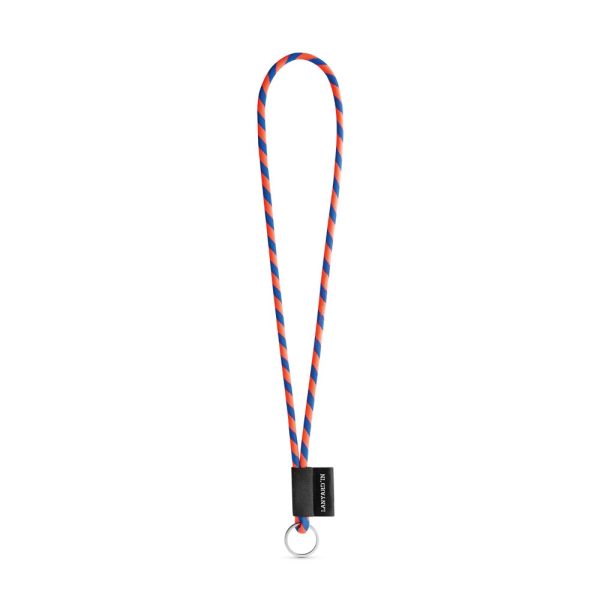 75093. Lanyard Tube Long Set I. Modele standardowe P040983S pomarańczowy chrom / szafirowy