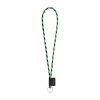 75093. Lanyard Tube Long Set I. Modele standardowe P040983S fluorescencyjny zielony / czarny