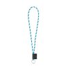 75093. Lanyard Tube Long Set I. Modele standardowe P040983S biały / błękitny