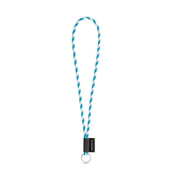 75093. Lanyard Tube Long Set I. Modele standardowe P040983S biały / błękitny