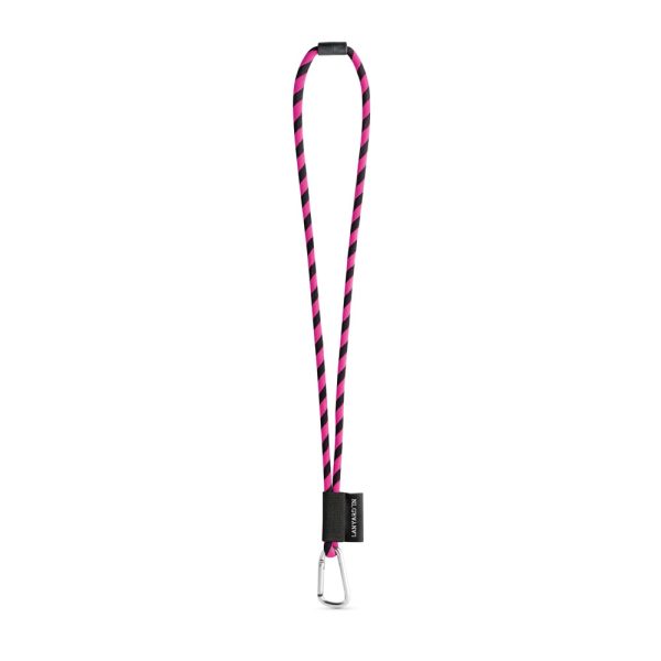 Lanyard Tube Long Set II. Modele standardowe P054599S czarny / różowy