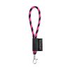 Lanyard Tube Short Set. Modele standardowe P054616S czarny / różowy