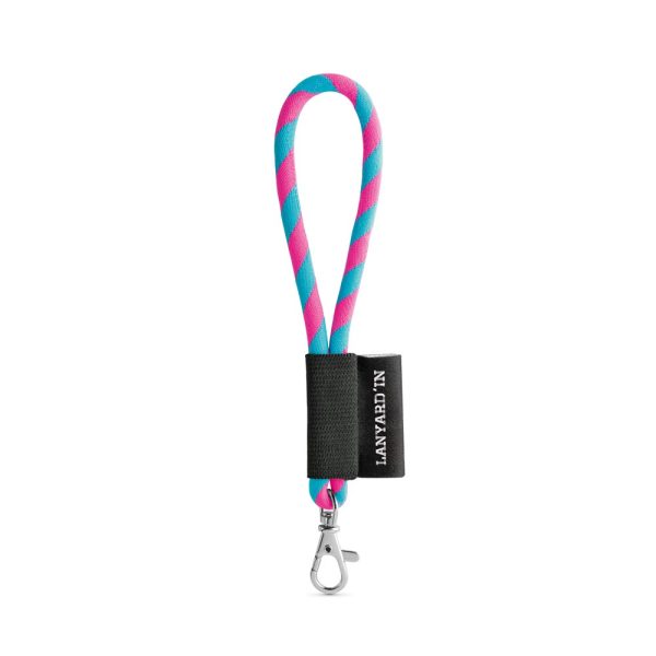 Lanyard Tube Short Set. Modele standardowe P054616S opalizujący różowy / błękitny