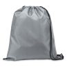 CARNABY. Worek typu plecak z 210D z czarnym sznurkiem P036392S jasnoszary