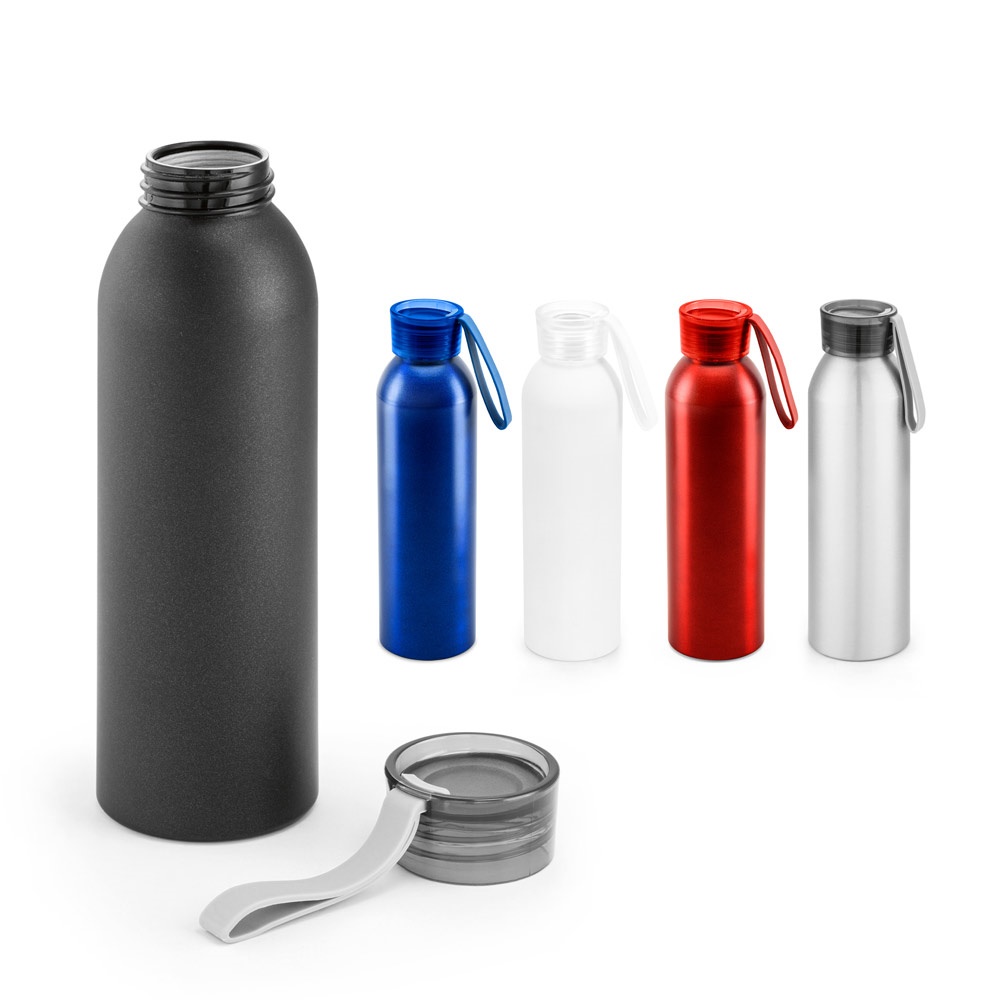 RIO. Aluminiowym ABS pochodzącego z recyklingu (100% z rAL) butelka z zakrętką z PP 660 ml P037100S ST-94059-W
