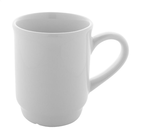 Ceramiczny kubek do układania w stosy P132134D biały
