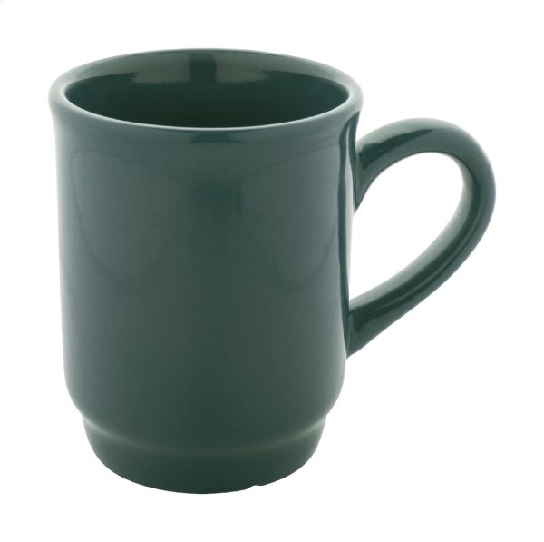 Ceramiczny kubek do układania w stosy P132134D zielony