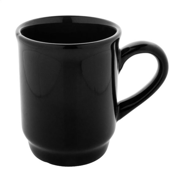Ceramiczny kubek do układania w stosy P132134D czarny