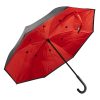Parasol odwracalny RPET P131726D czerwony