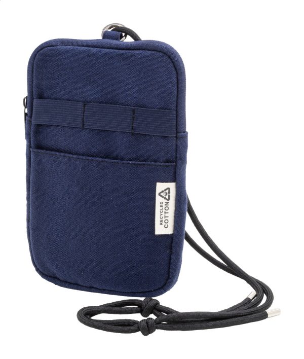 Torba na ramię z recyklingowanego płótna P131653D niebieski