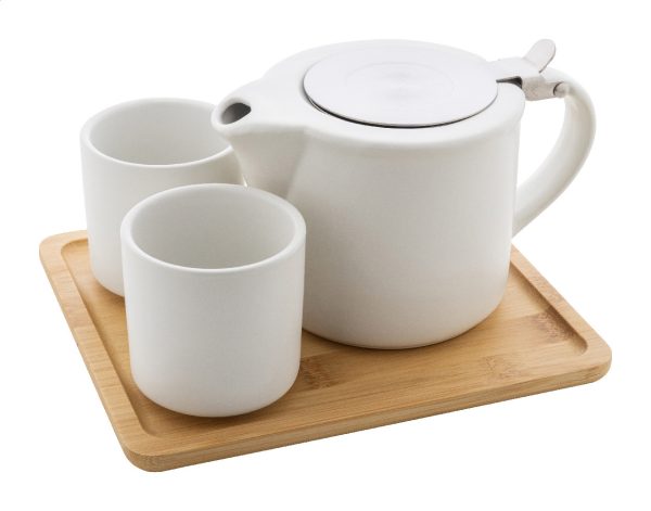 Zestaw do herbaty P132018D biały