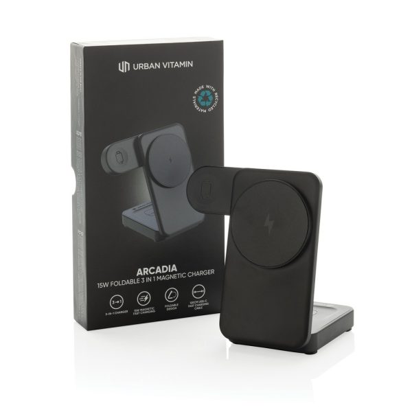 Magnetyczna ładowarka bezprzewodowa 3 w 1 Urban Vitamin P130417X