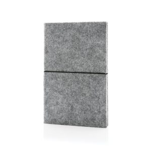 Notatnik A5, filc z recyklingu P045411X AX-P774.47-W