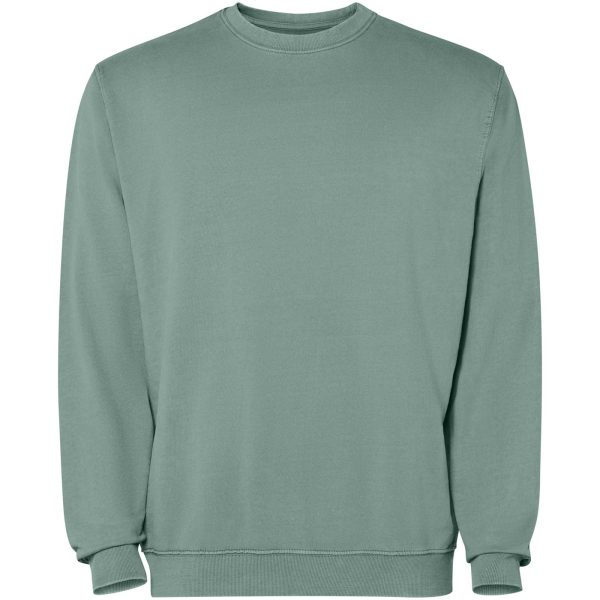 Jaya sweter unisex z okrągłym dekoltem P130914C ciemnozielony