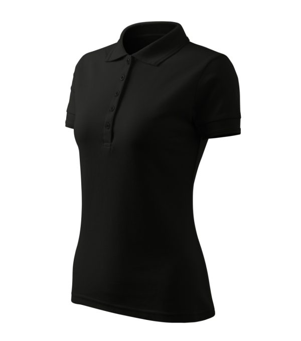 Koszulka polo damska Pique Polo Free P064382F czarny
