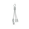Kabel ładujący 4 w 1 typu C P053196O srebrny