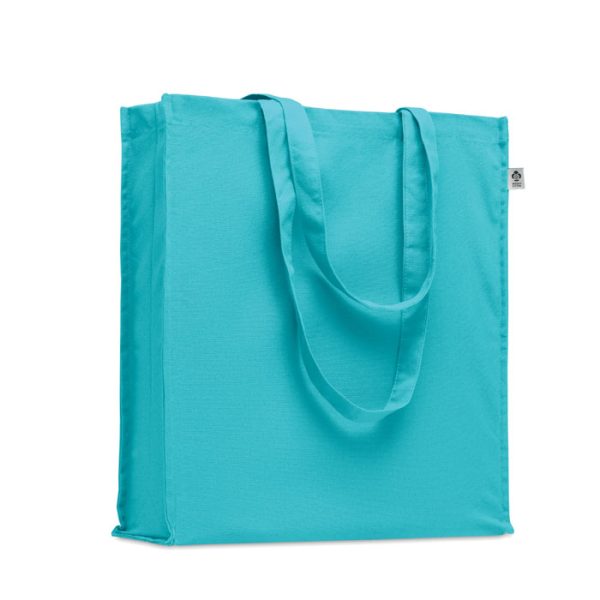 Torba z bawełny organicznej P053300O turkusowy