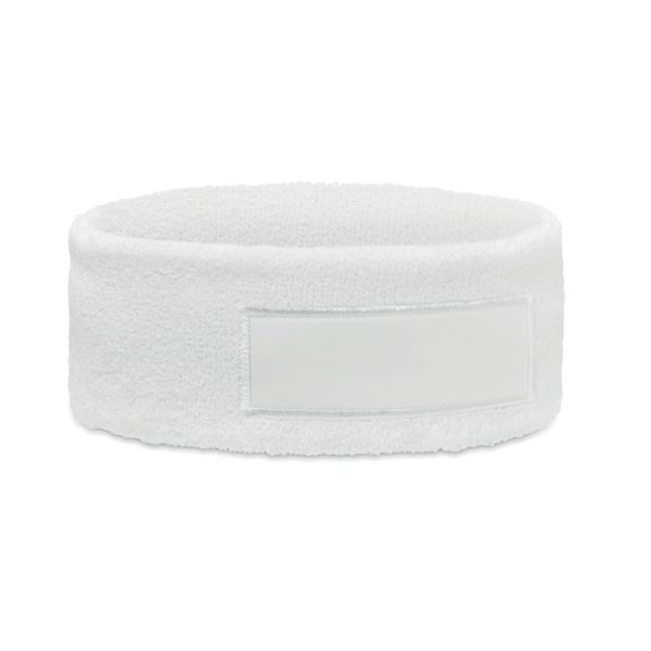 Opaska na głowę z bawełny P122508O bialy