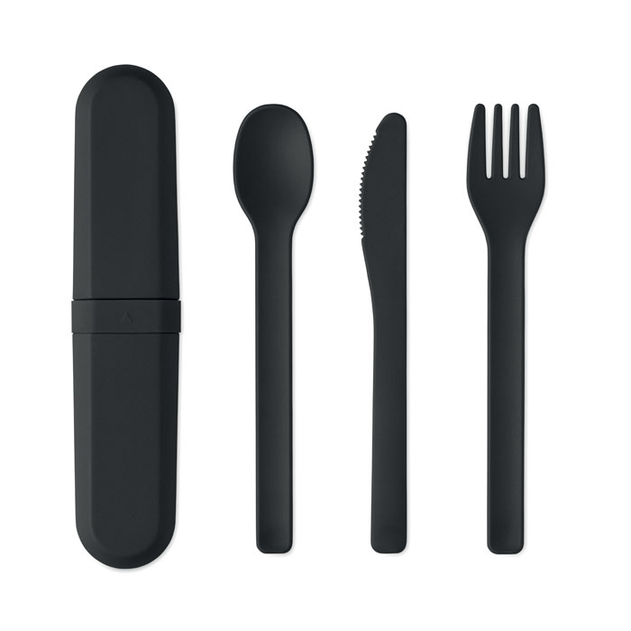Zestaw sztućców w etui z PLA P122809O MI-MO2743-W