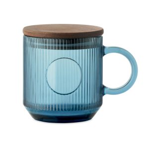 Kubek szklany prążkowany 300ml P122824O MI-MO2752-23