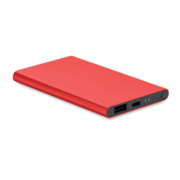 Power Bank 4000 mAh typ C P045768O czerwony