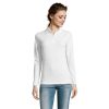 PERFECT Damskie LSL POLO180 P124202O bialy