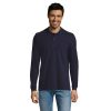 PERFECT MEN LSL POLO 180g P124226O french navy