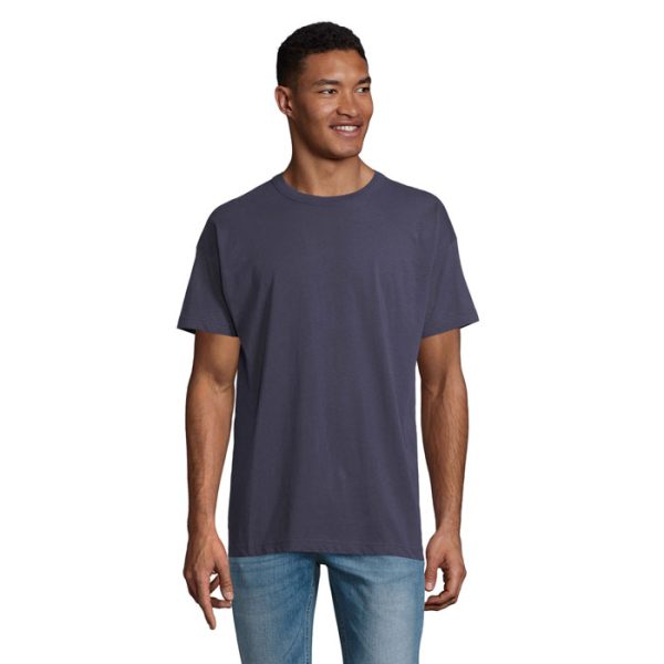 BOXY MEN T-SHIRT OVERSIZE P125756O french navy