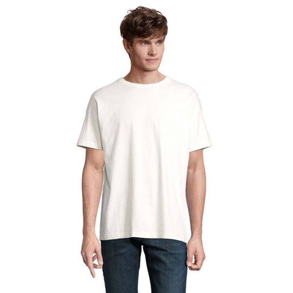 BOXY MEN T-SHIRT OVERSIZE P125756O off / white
