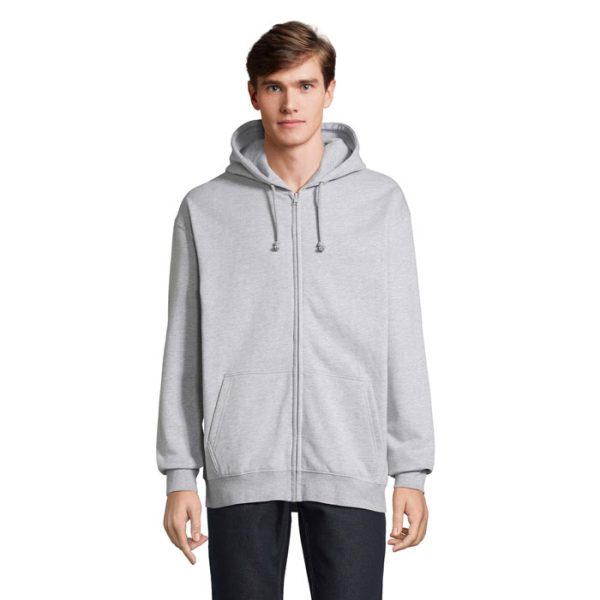 CARTER Bluza z kapturem P125826O szary melanż