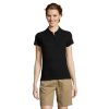 PEOPLE Damskie POLO 210g P127575O czarny / czarny opal