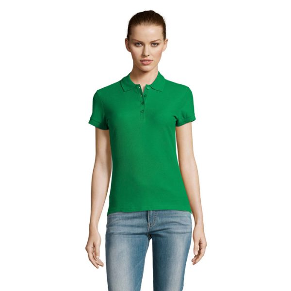 PASSION Damskie POLO 170g P127611O zielony
