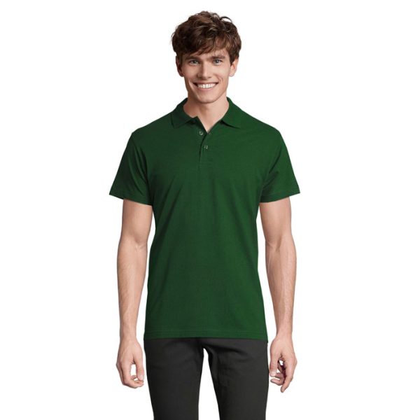 SPRING II MEN Polo 210g P128059O zielony golf